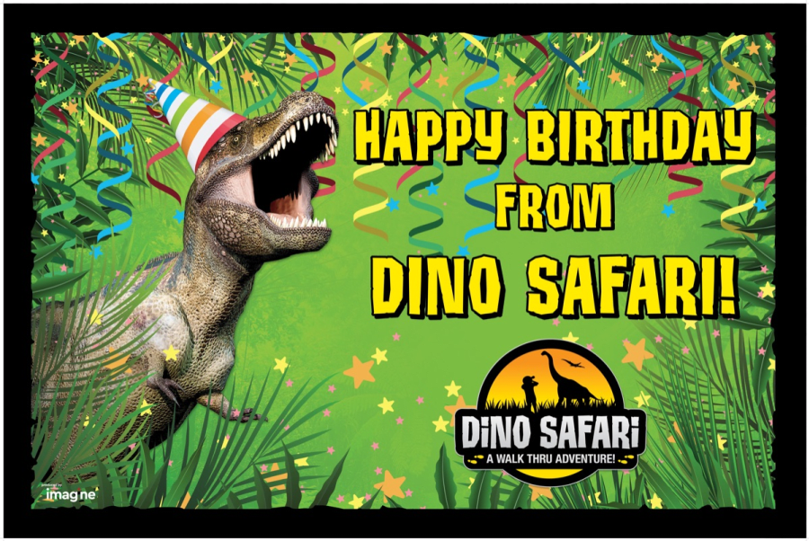 Happy birthday from Dino Safari